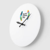 WKDクロック ラージ壁時計 (傾斜)