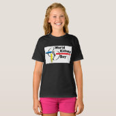 WKD幼児の3/4スリーブTシャツ Tシャツ (正面フル)