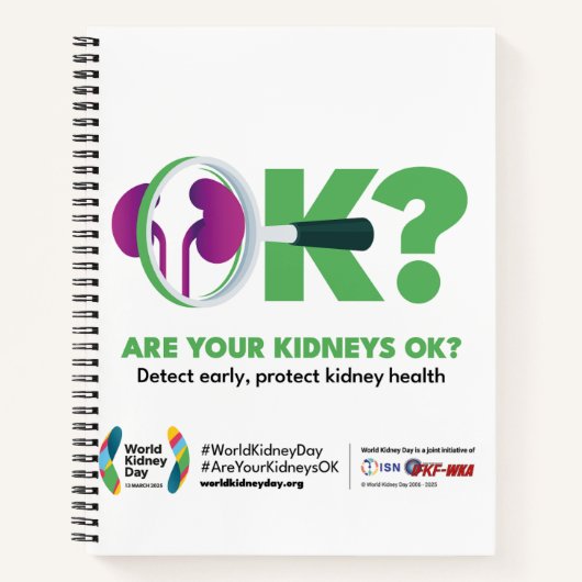 WKD 2025 Spiral Notebook ノートブック (正面)