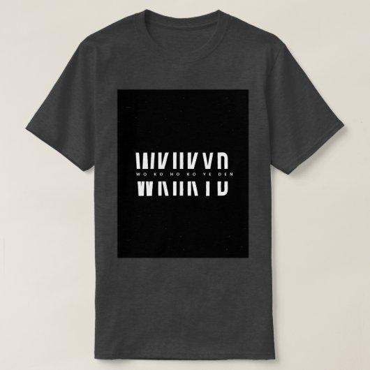 WKHKYD Wo Ko Ho Ko Y3 D3n Tシャツ (デザイン正面)