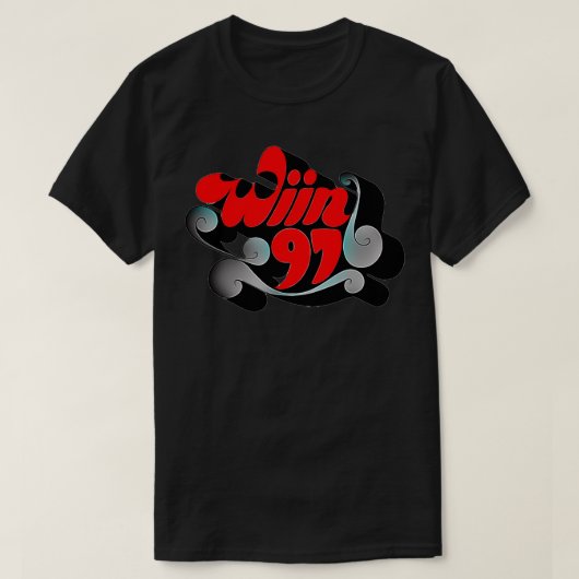 WKLS AM 1960sから19へのWIIN AMアトランタ前駆体 Tシャツ (デザイン正面)