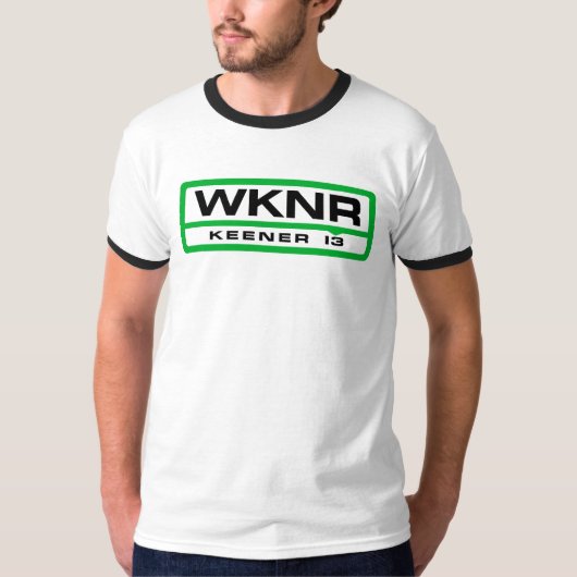 WKNRデトロイトの上40の石及びロールラジオ局 Tシャツ (正面)