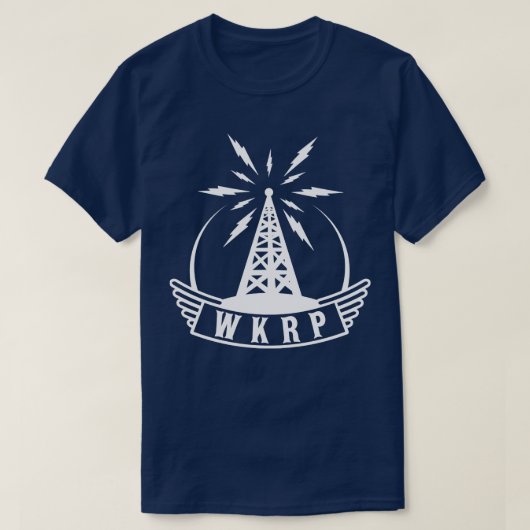 WKRPインシナティ・タワー Tシャツ (デザイン正面)
