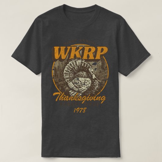 WKRPターキードロップ1978ベビーボディスーツ Tシャツ (デザイン正面)