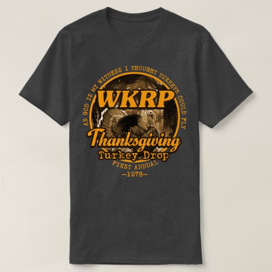 WKRPトルコ落下 Tシャツ (デザイン正面)