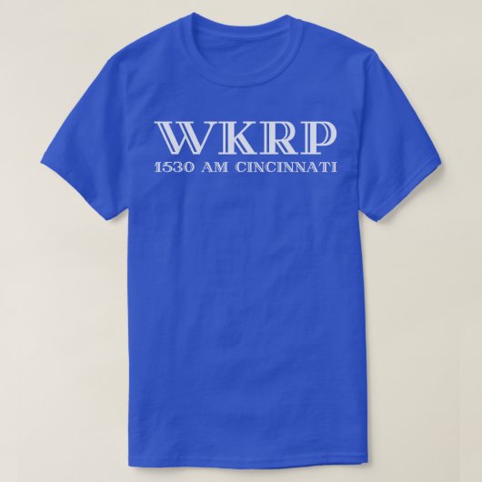 WKRP (シンシナチ州) 2 Tシャツ (デザイン正面)