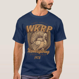WKRPurkey Drop 1978 ギフト レトロ Tシャツ