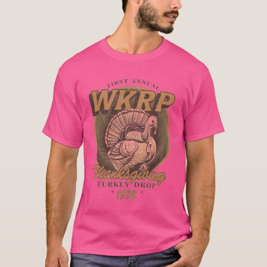 WKRPurkey Drop 1978 ビンテージ Tシャツ (正面)