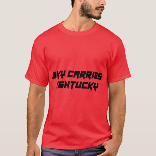 WKY がケンタッキーを運ぶ Tシャツ (正面)