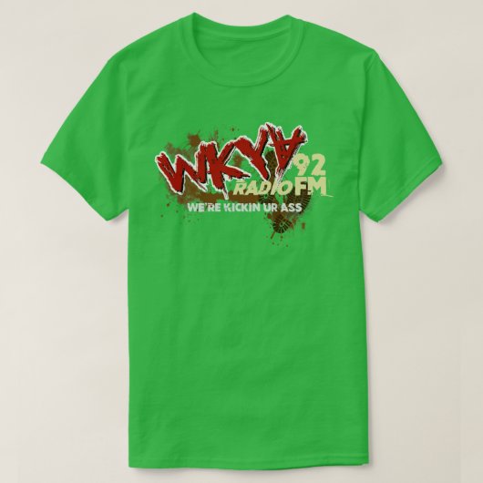 WKYAラジオ Tシャツ (デザイン正面)