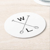 WL飲みクラブ ラウンドペーパーコースター (アングル)