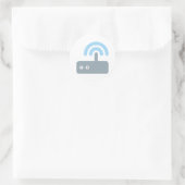 WLAN Router ラウンドシール (バッグ)
