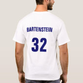 wlaxのbartenstein tシャツ (裏面)