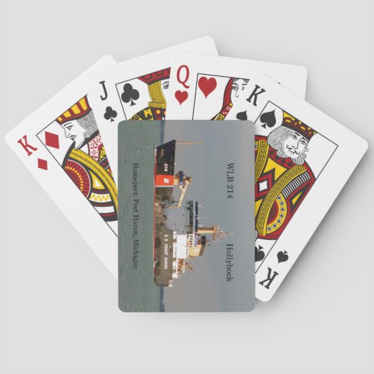 WLB 214 Hollyhockの遊カード トランプ (裏面)