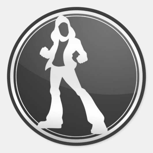 WLHQロゴシール ラウンドシール (正面)