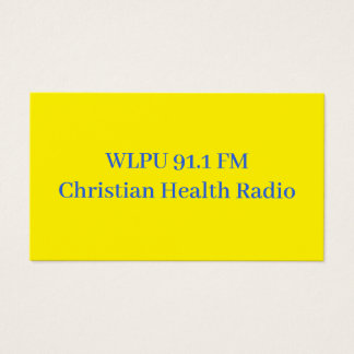 WLPU 91.1 FM プロモーションカード