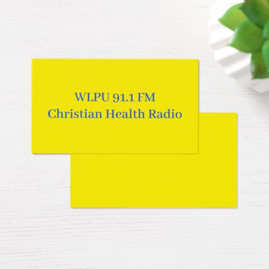 WLPU 91.1 FM Promo cards (デスク)