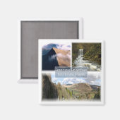 WLS005 BRECON BEACONS NATIONAL PARK, Wales,冷蔵庫 マグネット (正面/裏面)