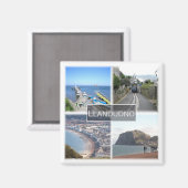 WLS006 LLANDUDNO,ウェールズ,冷蔵庫 マグネット (正面/裏面)