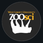 WLU Zoo Science 3"ビニールステッカー ラウンドシール<br><div class="desc">動物園のSCIに刺さった？共有3"ビニールWLU動物園サイエンスステッカーでZoo Sciを愛する！</div>