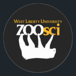 WLU Zoo Science 3"ビニールステッカー ラウンドシール<br><div class="desc">動物園のSCIに刺さった？共有3"ビニールWLU動物園サイエンスステッカーでZoo Sciを愛する！</div>