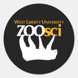 WLU Zoo Science 3"ビニールステッカー ラウンドシール