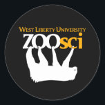 WLU Zoo Science 3"ビニールステッカー ラウンドシール<br><div class="desc">動物園のSCIに刺さった？共有3"ビニールWLU動物園サイエンスステッカーでZoo Sciを愛する！</div>