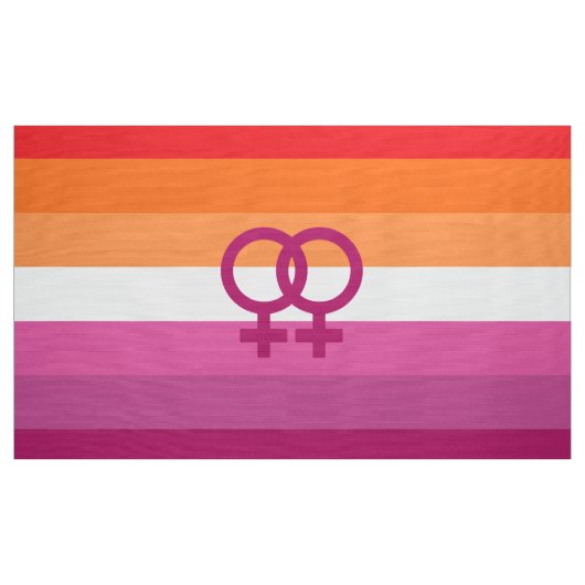 WLWレズビアンプライド国旗（日の入り） ファブリック (ヤード)