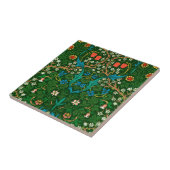 WMモリスブラックソーンアールヌーボーパターン タイル (側面)