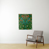 WMモリスブラックソーンアールヌーボーパターン タペストリー (インサイチュ)