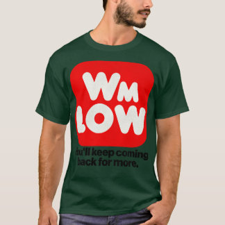 WMロースーパーマーケットレトロ廃店 Tシャツ