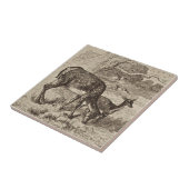 Wmワイズミントンドゥ&ファウンディアアンティークレプロセピア タイル (側面)