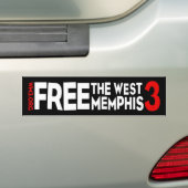 WM3 WEST MEMPHIS 3バンパーステッカー バンパーステッカー (車上)
