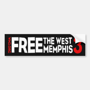WM3 WEST MEMPHIS 3バンパーステッカー バンパーステッカー