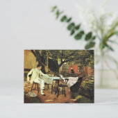 Wm.メリット・チェイス、オランダの夏の午後。 ポストカード (スタンド正面)