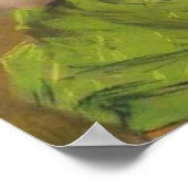 Wm Meritt Chaseによる肌色と金ゴールドの勉強 ポスター (角)