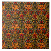 Wm。 Morrisは飽和しました タイル (正面)