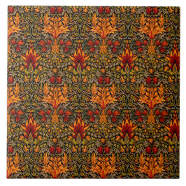 Wm。 Morrisは飽和しました タイル