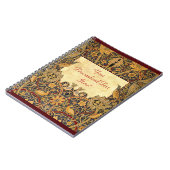 Wm Morris Pre-Raphaeliteカスタマイズ可能ノートブック ノートブック (左側)