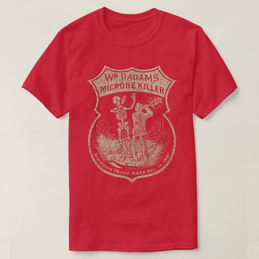 Wm Radamsマイクロビーキラー1887 Tシャツ (デザイン正面)