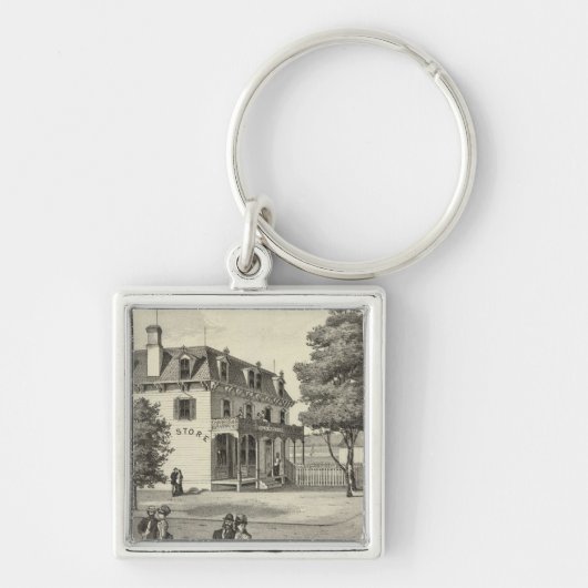 Wm V Reid，ヴィラパーク， NJのプロパティ キーホルダー (正面)