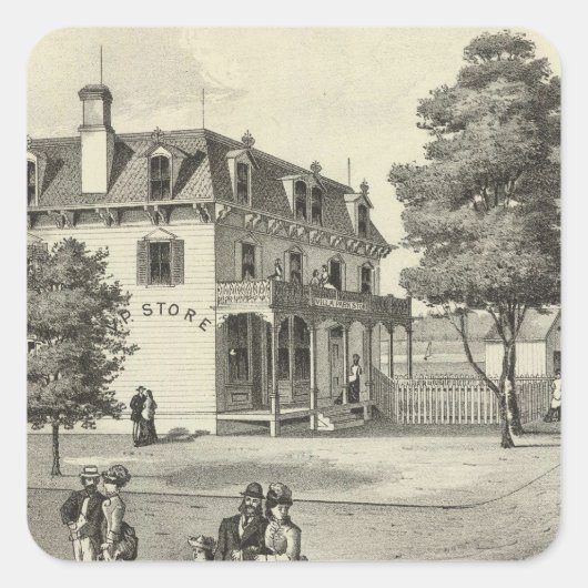 Wm V Reid, Villa Park, NJ スクエアシール (正面)