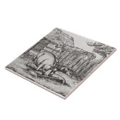 Wm Wise Minton Farm Animals Pigts Tile Repro c 187 タイル (側面)