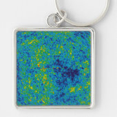 WMAPマイクロ波異方性プローブ宇宙マップ キーホルダー (正面)