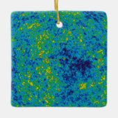 WMAPマイクロ波異方性プローブ宇宙マップ セラミックオーナメント (正面)