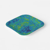 WMAPマイクロ波異方性プローブ宇宙マップ ペーパープレート (傾斜あり)