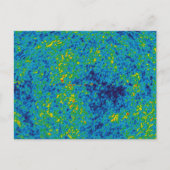 WMAPマイクロ波異方性プローブ宇宙マップ ポストカード (正面)