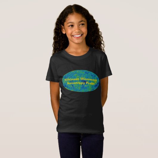 WMAPマイクロ波異方性プローブ宇宙マップ Tシャツ (正面フル)