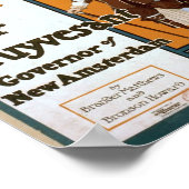 WmHクレーンとしてピーター・シュトゥイヴェサントのニューアムスト知事 ポスター (角)