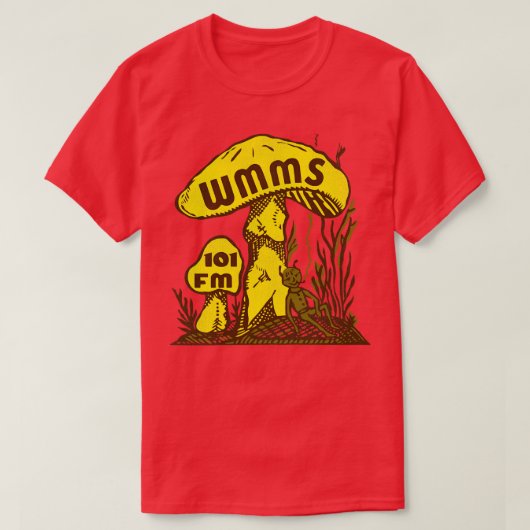 WMMS 101 FMラジオ Tシャツ (デザイン正面)